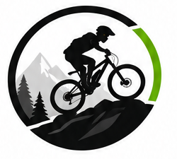 RIDERRX mountain biker logo